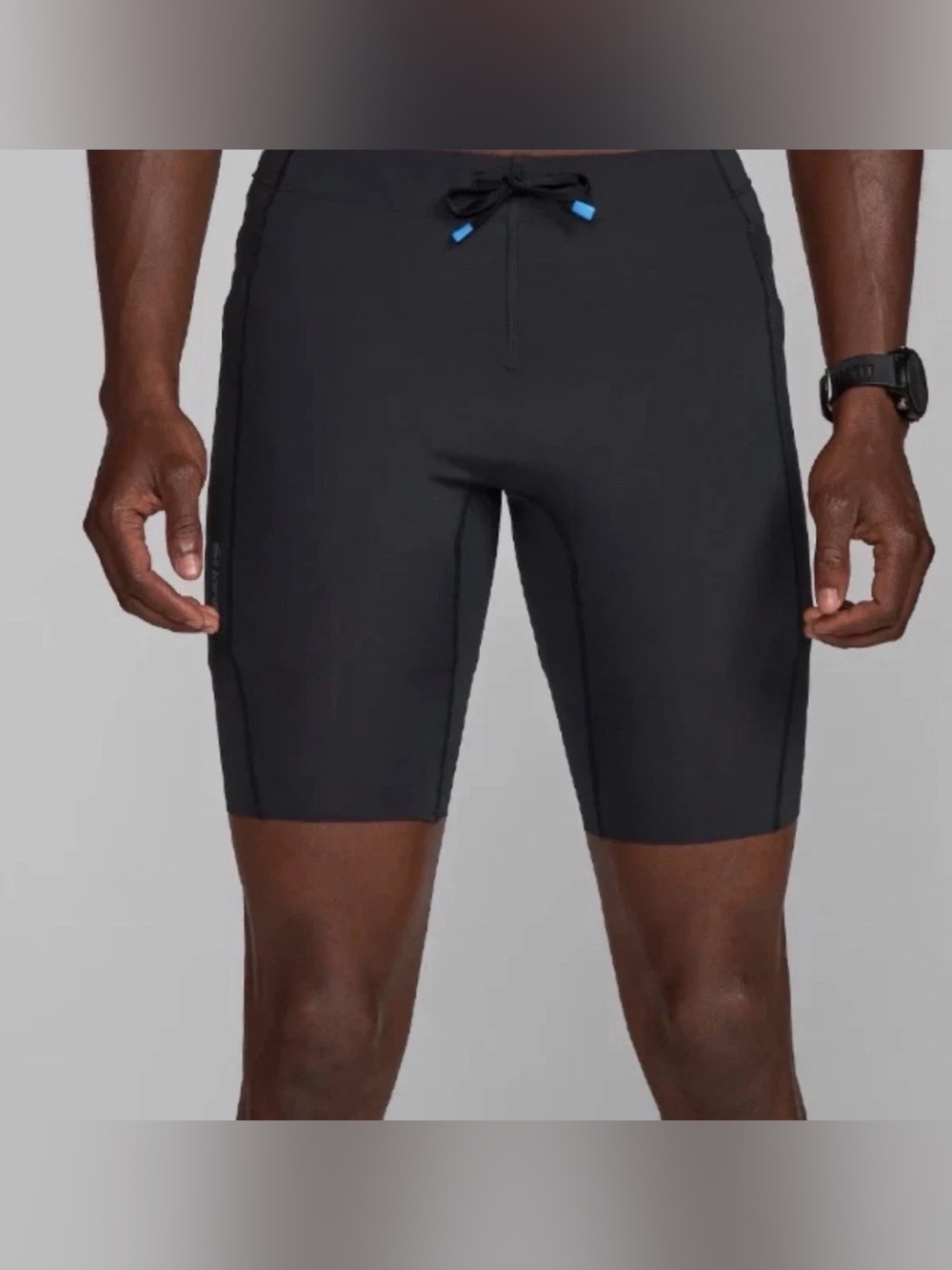 Janji Men's 8" Trail Half Tight - Unlined - Midnight Bundle 2
